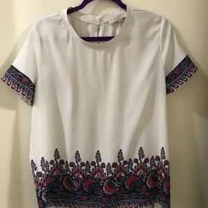 LOFT short sleeve blouse